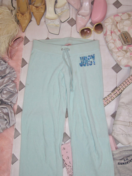 00s juicy couture blue track pants