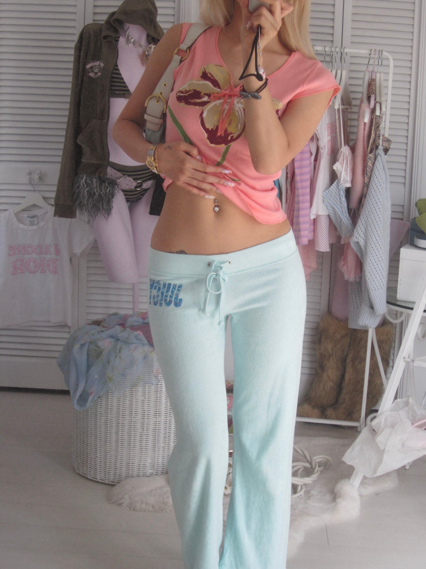 Made in USA orchid casual top