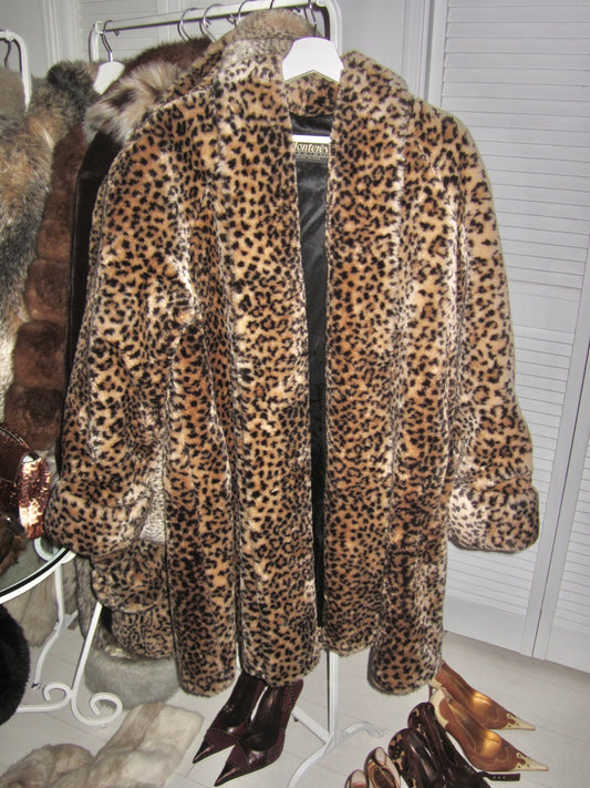 The savage monarch midi faux fur coat
