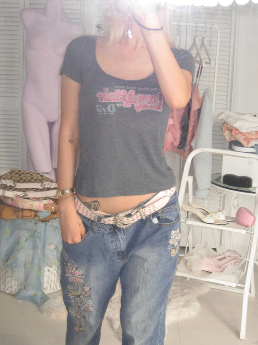 Vintage dolce & gabbana glitter tee
